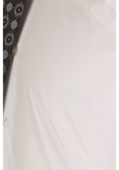 Efor Slim Fit Pamuk Saten Duble Manşetli Klasik Beyaz Gömlek Gk 235 Beyaz
