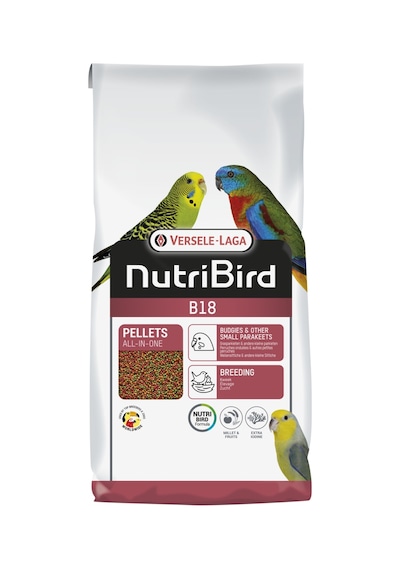 Versele - 231 - Laga Nutrıbırd B18 Muhabbet Pelet - Csmo-tex - Yem 10kg