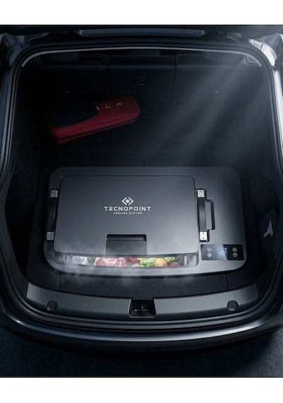 Tecnopoint 35 Lt Tesla Araç Buzdolabı 12v/24v Kompresörlü Soğutma Sistemi İle Enerji Tasarruflu