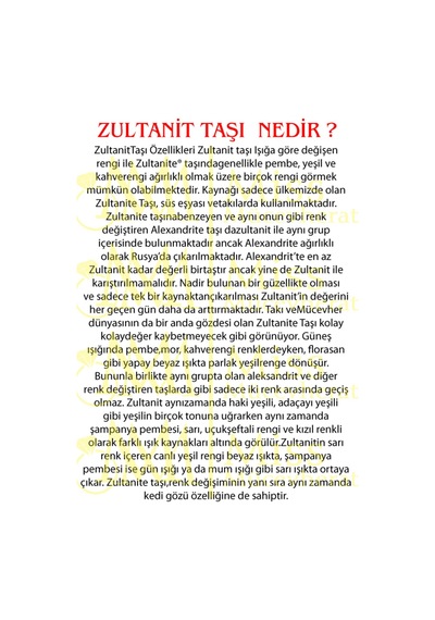 Gümüş Saat Kordon Model Sultanit Zultanite Taşlı Erkek Yüzük