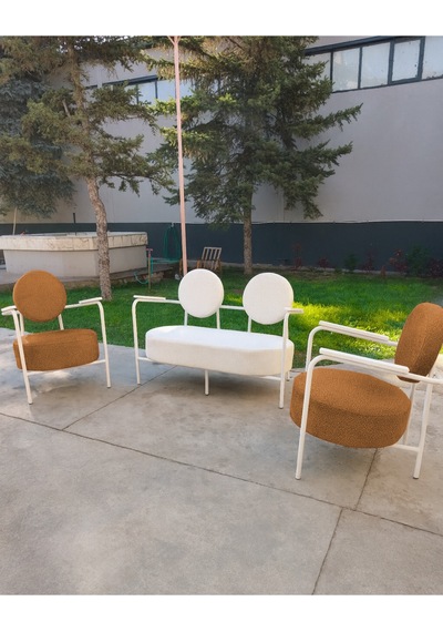 Azra Mobilya Venüs Koltuk Takımı Beyaz İskelet Modern Koltuk Seti Ofis Ve Ev Kullanımı Soft Kumaş Kiremit Azra Mobilya Venüs Koltuk Takımı Beyaz İskelet Modern Koltuk Seti Ofis Ve Ev Kullanımı Soft Kumaş Kiremit