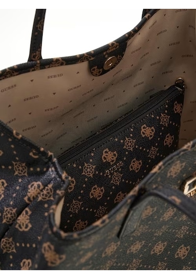 Guess Emelie Logo Kadın Tote Çanta Hwgp9928240 Kahve