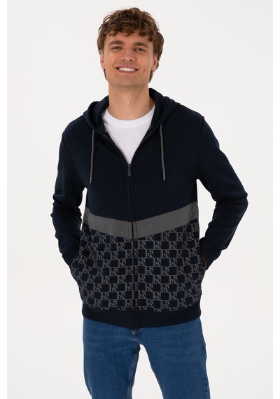 U.s. Polo Assn. Erkek Lacivert Hırka Örme 50315668-vr033 Lacivert