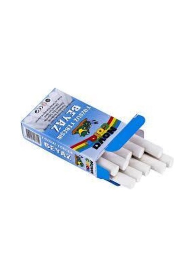 Nova Tozsuz Beyaz Tebeşir 10'lu Set, Nc-4110
