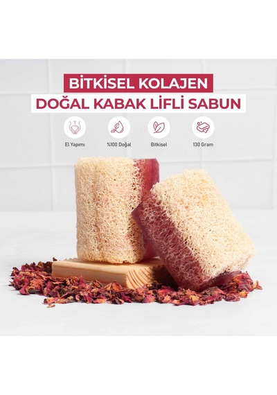 Proclis Doğal Kabak Lifli Bitkisel Kolajen Sabun 130 Gr