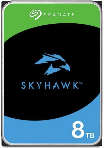 Seagate Skyhawk 8tb 5400rpm 256mb Sata3 St8000vx010 7/24 Guvenlık Resmi Disti li