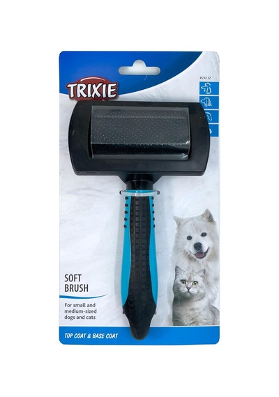 Trıxıe Yumuşak Fırça 24132/ Kediler Ve Köpekler İçin / Üst Katlar Ve Temel Katlar / 10 X 17 Cm / 3,93 X 6,7 İnç