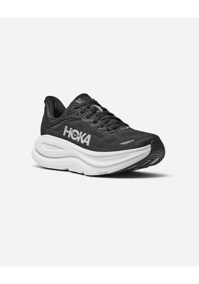 Hoka Bondi 9 Kadın Siyah Beyaz Outdoor Koşu Ayakkabısı 1162011-bwht