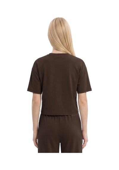 Cottonhıll Premium - Sway Collection Kahverengi Modal Bisiklet Yaka Nervür Dikiş Detaylı Tişört Cottonhıll Premium - Sway Collection Kahverengi Modal Bisiklet Yaka Nervür Dikiş Detaylı Tişört