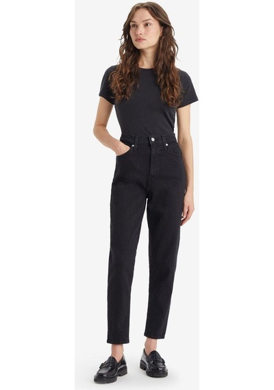 Levi's High Waist Mom Jean Tk Flash Black Kadın Jeans A7745-0007-2658 Siyah