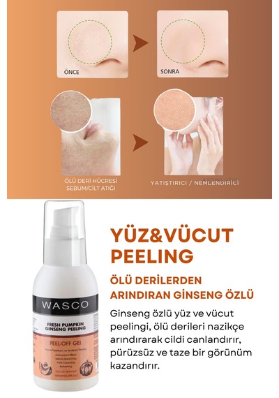 Ölü Derilerden Arındıran Ginseng Özlü, Yenileyici, Aydınlatıcı Yüz Ve Vücut Peelingi