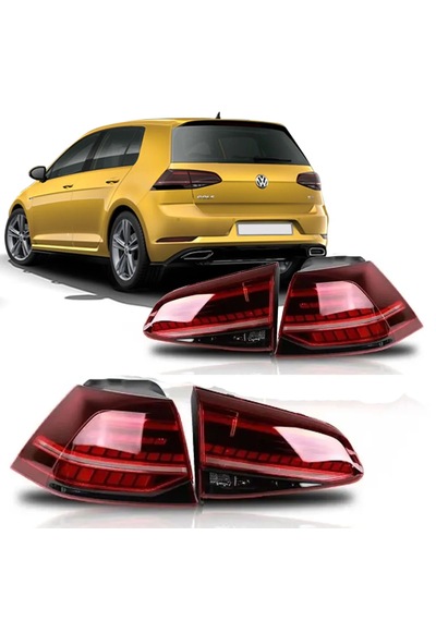 Volksvagen Golf 7.5 2017-2019 Kırmızı Ledli Arka Stop