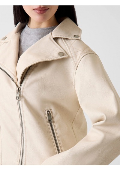 Guess Nada Vintage Biker Kadın Kahverengi Ceket W6rl09wh1x0-g1fg Kahverengi