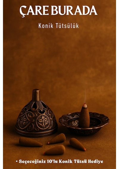 Konik Tütsülük Seçeceğiniz 10'lu Konik Tütsü Hediye