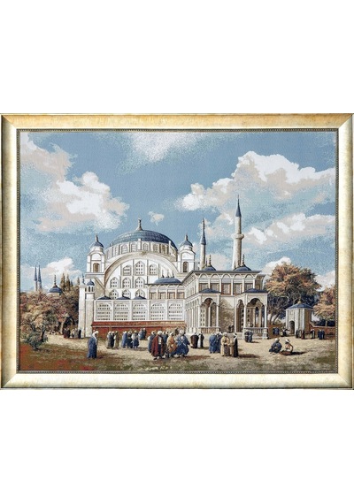 Dini Seri-12 Dokuma Goblen Kumaş-Nusretiye Camii
