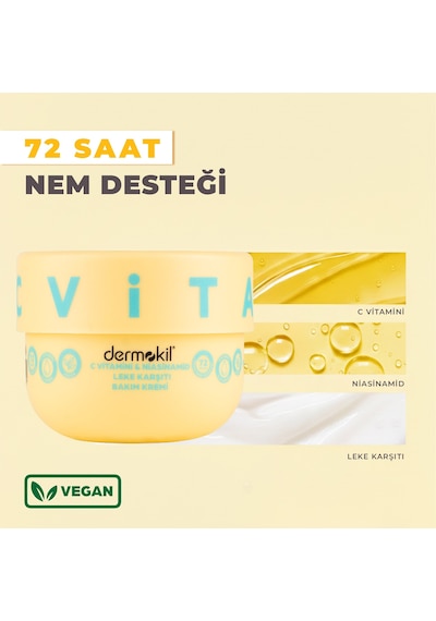 Dermokil C Vitamini & Niasinamid Leke Karşıtı Bakım Kremi 250 Ml