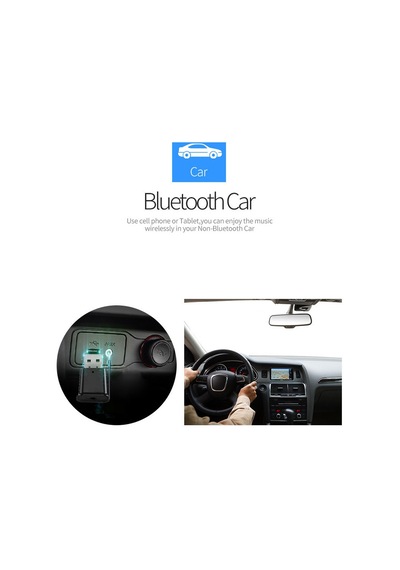 2 Arada 1 Yayıcı Alıcı Ble 5.0 2 Mod Araç Ses Çok Fonksiyonlu Adaptör Bluetooth Uyumlu