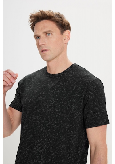 AC&Co / Altınyıldız Classics Erkek Sıyah Slim Fit Dar Kesim Bisiklet Yaka Pamuklu Kısa Kollu Tişört SIYAH AC&Co / Altınyıldız Classics Erkek Sıyah Slim Fit Dar Kesim Bisiklet Yaka Pamuklu Kısa Kollu Tişört SIYAH