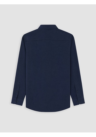 Lcw Busıness Lacivert Slim Fit Armürlü Erkek Gömlek
