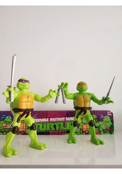 Ninja Kaplumbağalar Işıklı Figür 4 Lü Set Ninja Turtles