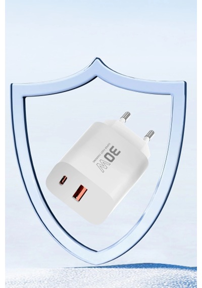 Konfulon C89q 1 Adet 30w Type-c Ve 1 Adet 22.5w Usb Çıkışlı Ekstra Dl49 1m Usb To Type-c Kablolu Pd