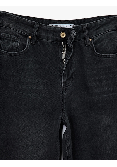 Koton Trousers Siyah 7wal40013md