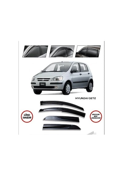 Hyundai Getz Cam Rüzgarlığı - Kutulu Gönderim - Lazer Kesim