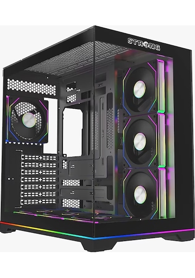 Strong Balerion Siyah Argb Tempered Glass 600w 80+ Usb 3.0 Atx Mid Tower Kasa