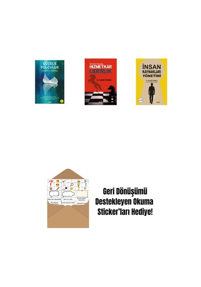 Güzel'e Yolculuk + Hizmetkar Liderlik Cep Boy + İnsan Kaynakları Yönetimi + Okuma Sticker'ları