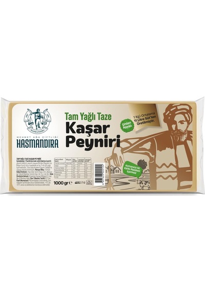 Hasmandıra Tam Yağlı Kaşar Peyniri 1 KG