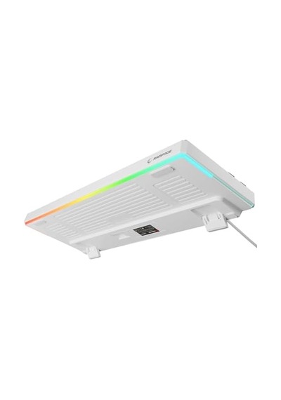 Yoru Tkl Gri/beyaz Type-c Bağlantılı Outemu Red Swich Q Mekanik Gaming Oyuncu Klavye Rgb