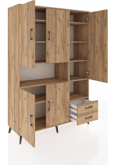 Hyperion Dolap 10 Raflı 2 Çekmeceli 5 Kapaklı 132x44x195 Çam-çam/çam Atlas Çam/atlas Çam Hyperion Dolap 10 Raflı 2 Çekmeceli 5 Kapaklı 132x44x195 Çam-çam/çam Atlas Çam/atlas Çam