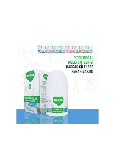 Siveno Aloe Vera İçerikli Vegan Roll-On Deodorant 50 ML