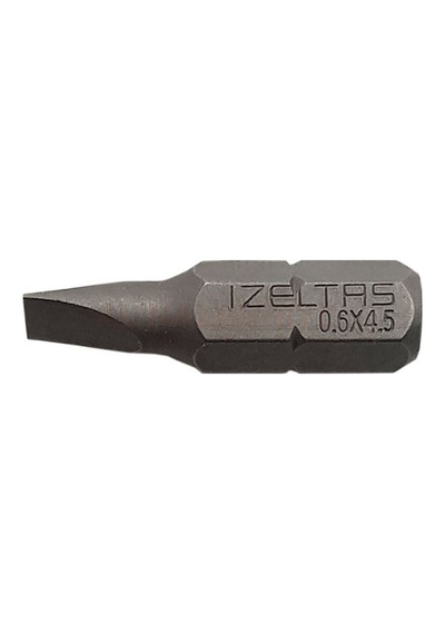 İzeltaş 0.6x4.5 Düz Bits Uç - 4810200645 İzeltaş 0.6x4.5 Düz Bits Uç - 4810200645