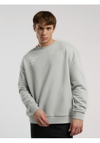 Everlast Boxing Club Açık Gri Erkek Sweatshirt Açık Gri