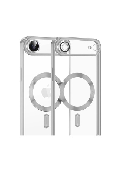 Apple Uyumlu iPhone 17 Air Uyumlu Kross Magneticsafe Kapak - Gümüş