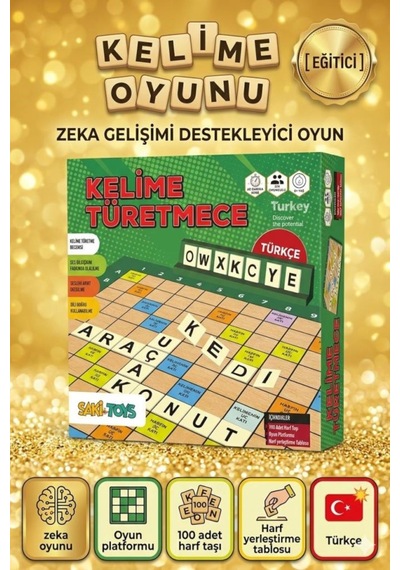 Kelime Türetmece Kutu Oyunu Zekanı Konuştur, Kelimeleri Yarıştır