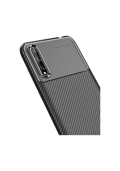 Huawei P Smart S (Y8P) Kilif Karbon Silikon Case 406653312