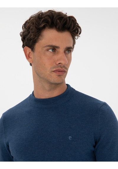 Pierre Cardin Erkek İndigo Melanj Kazak /triko 50315456-vr155 İndigo Melanj