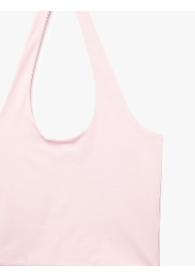 Koton Halter Yaka Kolsuz Pamuklu Crop Bluz Pembe 6sal30055ık Gül Koton Halter Yaka Kolsuz Pamuklu Crop Bluz Pembe 6sal30055ık Gül