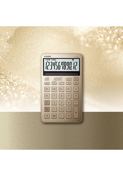 Casio Jw-200dq-gd-w-dp Hesap Makinesi Desktop Gri - Siyah
