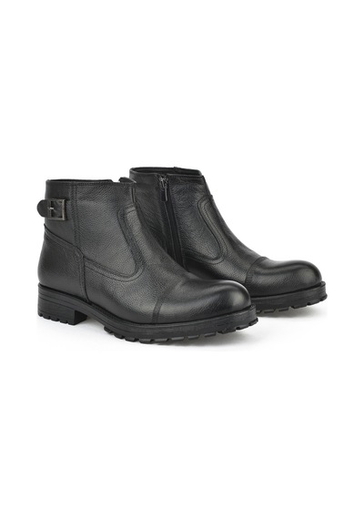 Ziya, Erkek Hakiki Deri Kürklü Bot 153999z04412 Siyah 153999z04412 000 Siyah