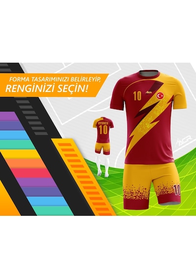 Acr Giyim Kişiye Özel Futbol Forması - Dizayn : Şimşek