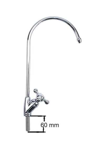 Su Arıtma Cihazı Musluğu Yıldız Elçikli Lüks Tip 60 MM Vidalı Su Arıtma Cihazı Musluğu Yıldız Elçikli Lüks Tip 60 MM Vidalı