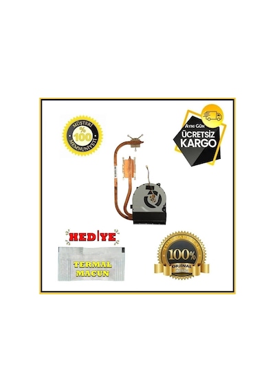 Asus X550Vb Serisi Cpu Heatsink Soğutucu Fan 13N0 Pga0201