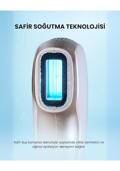 Mieco Safir Soğutma Özellikli İpl Lazer Epilasyon Aleti Safir
