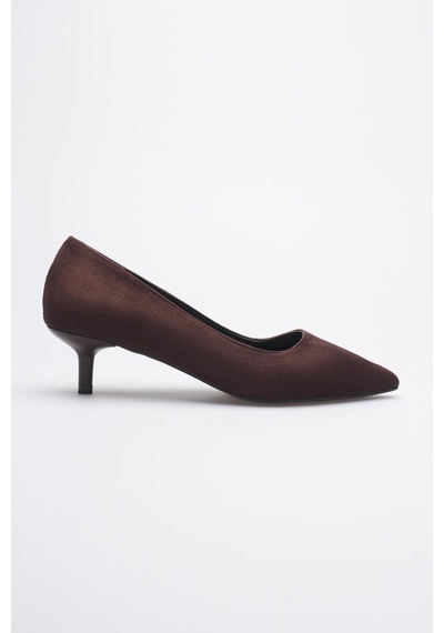 Esatsani Kahverengi Süet Sivri Burun Alçak Topuk 4 Cm Stiletto Dores Kadın Ayakkabı Kahverengi Süet Esatsani Kahverengi Süet Sivri Burun Alçak Topuk 4 Cm Stiletto Dores Kadın Ayakkabı Kahverengi Süet