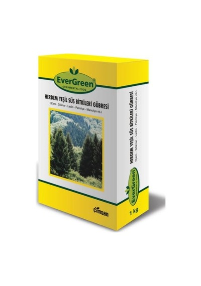 Evergreen Herdem Yeşil Ağaç Ve Çalılar Için Fidan Gübresi 1 KG