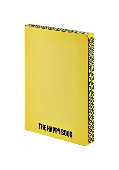Nuuna Gri Noktalı A5 Defter Happy Book 53375 Sarı