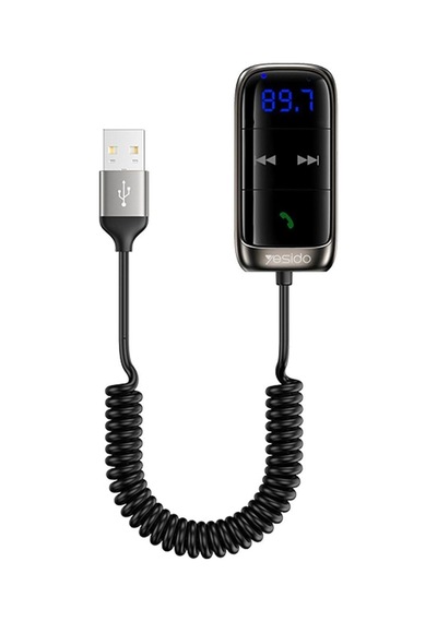 Yau32 Bluetooth Aux Araç Kiti Fm Transmitter Usb Kablo Çıkış Oto Müzik Çalar Kiti 2cihaz Bağlantılı